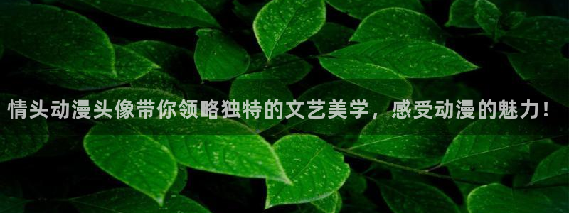 age动漫官方下载：情头动漫头像带你领略独特的文艺美学，感受动漫的魅力！